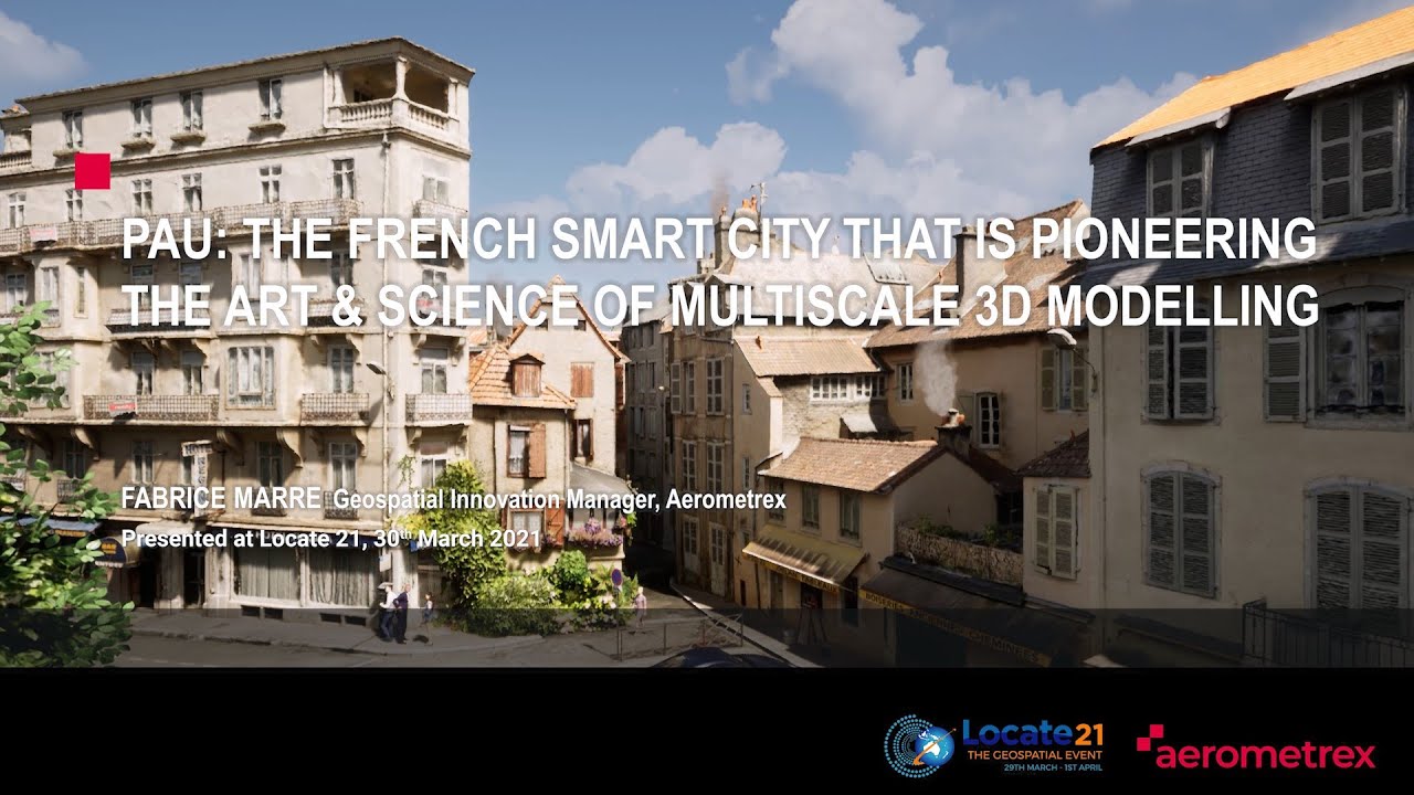 Pau: The French Smart City modelled by Aerometrex