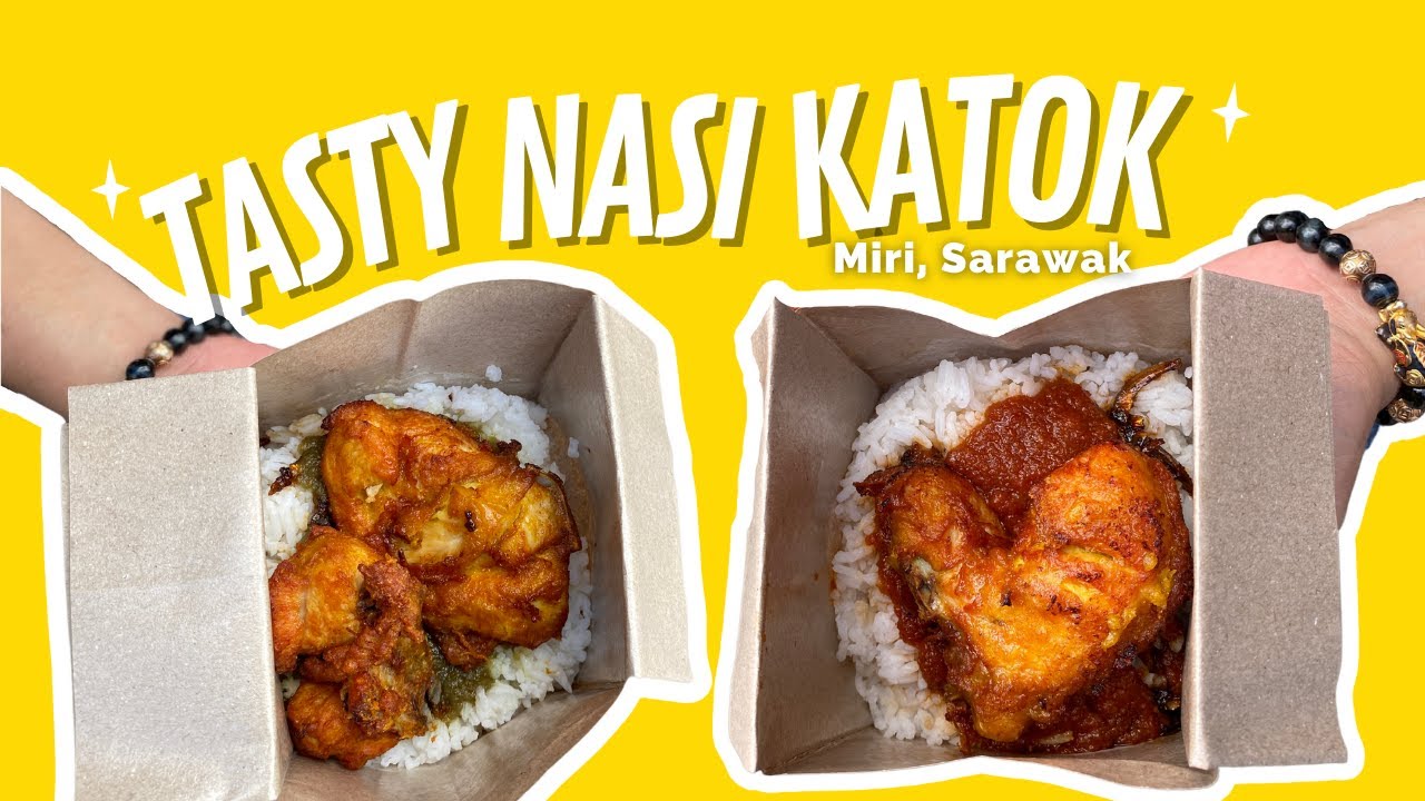 NASI KATOK in Miri?!YES, & YOU NEED to Try it! Sarawak | Malaysia | Borneo Foodie | Nasi Katok Rizqi