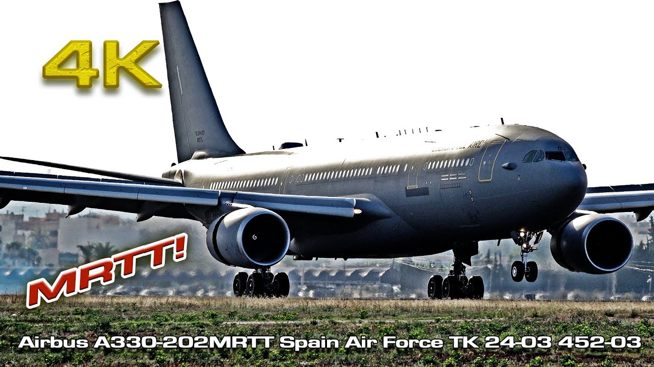 Airbus A330-202MRTT Spanish Air Force TK 24.03 452-03 Alicante!