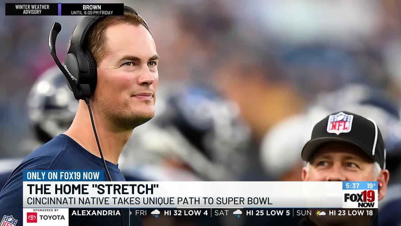 The Home 'Stretch': Cincinnati native takes unique path to Super Bowl