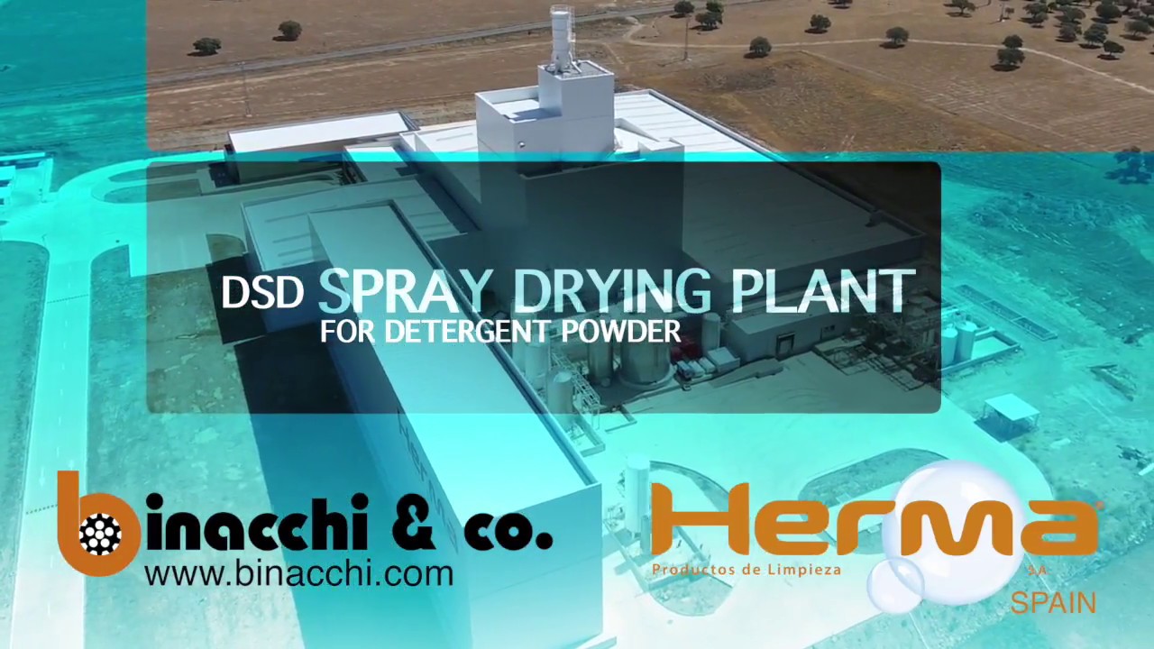 Binacchi Detergent Powder Spray Drying Plant mod. DSD