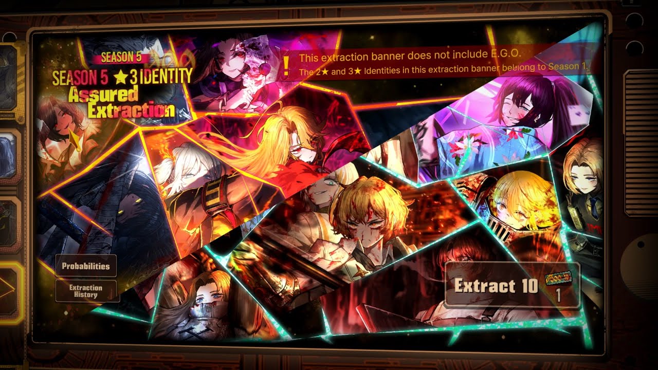 Pulled from Free 3-Star S1 and S5 Assured Extraction | Limbus Company!