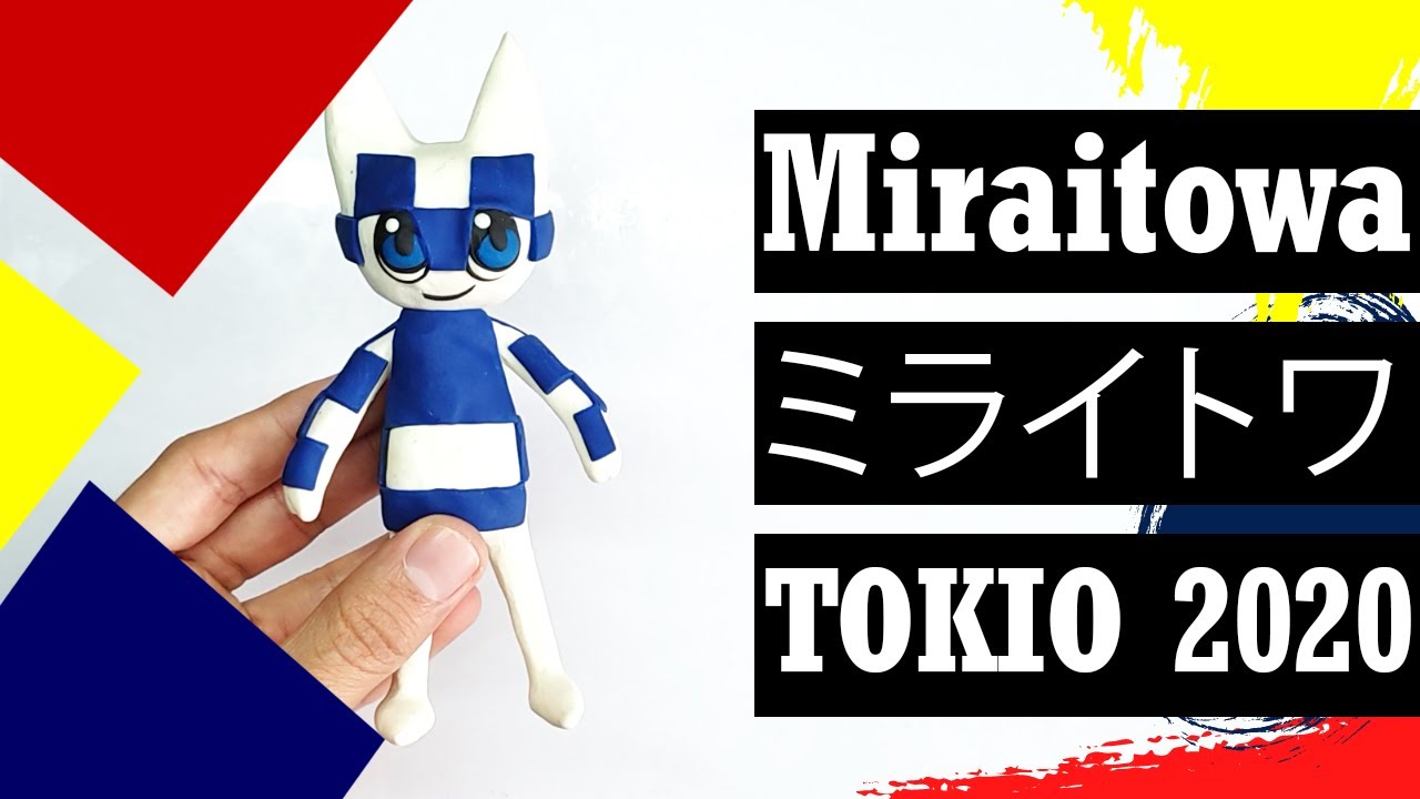 📍 ▶PLASTILINA/ NENDO 粘土 MIRAITOWA en PLASTICINA/haciendo a #ミライトワ TOKIO 2020. ✅ 💯🥇🏀🏐🏋🏇🏊‍♀️