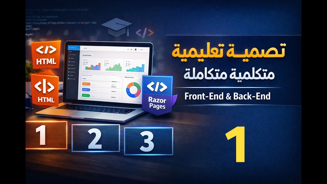 تصميم منصة تعليمية متكاملة | HTML 1 – أساسيات بناء الواجهة