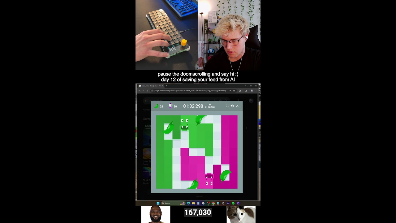 (VOD) BENNY IS LIVE! Beating the Snake Game GATE MODE