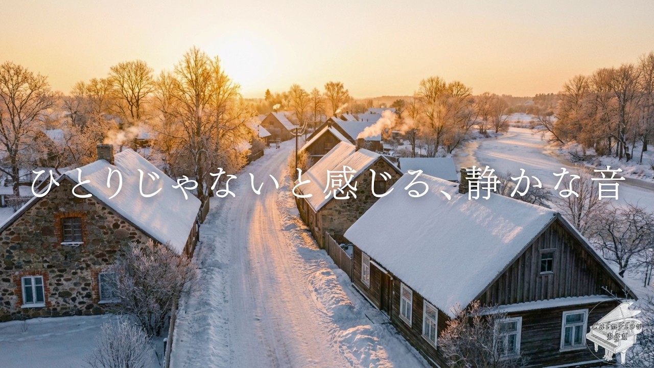 ひとりじゃないと感じる、静かな音｜朝の癒しピアノ・リラックスBGM・作業用・勉強用・静かなインスト音楽