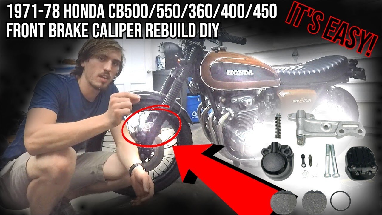 How To Rebuild a Vintage Honda Brake Caliper: 1971-78 CB500/CB360/400F/450/550