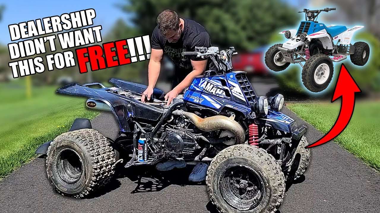 Abused Yamaha Banshee saved after Years of Bad Ownership & Abuse