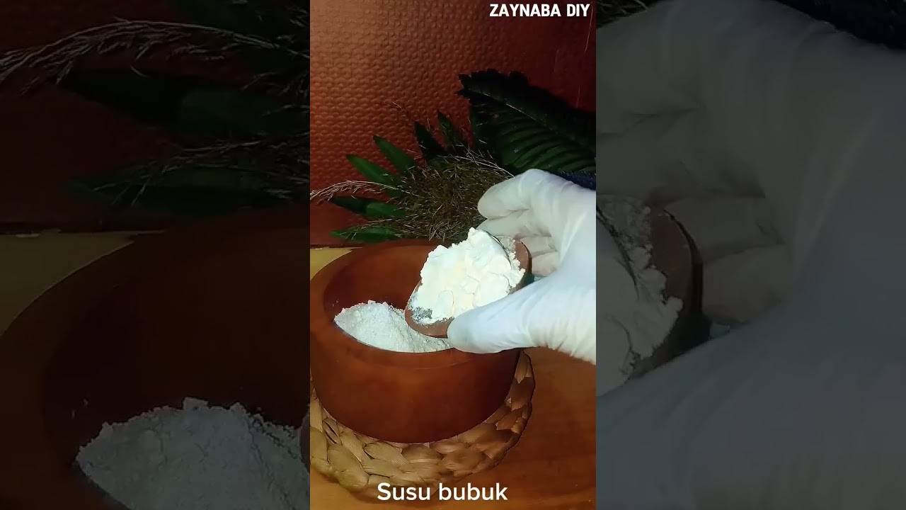 DIY MILK BODY MASK FOR WHITENING GLOWING SKIN #maskerorganic#maskerherbal #maskeralami#memakaimasker