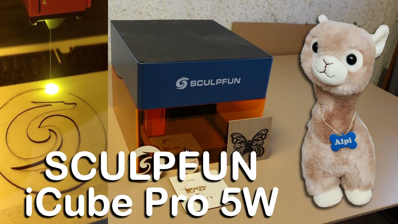 SCULPFUN iCube Pro 5W, la gravure laser dans un cube !