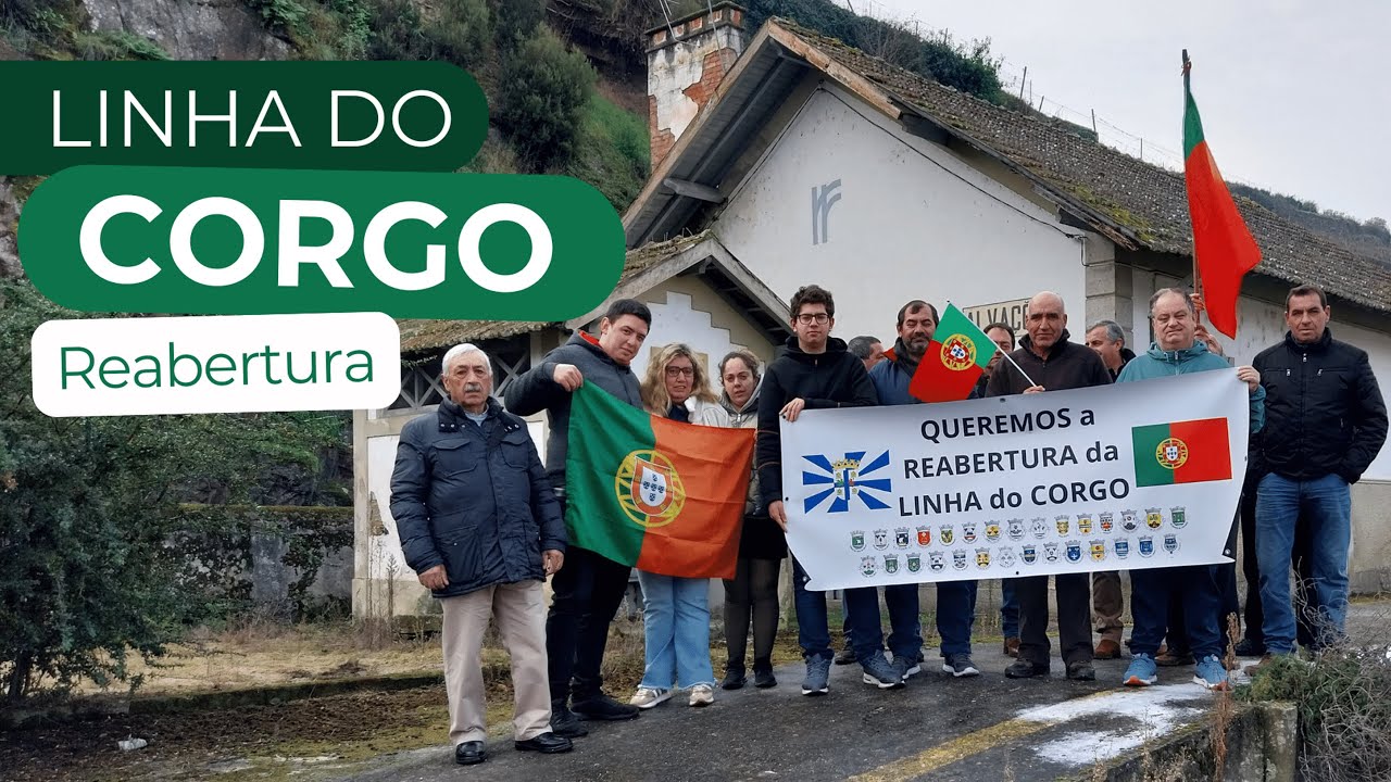 Reabertura da Linha do Corgo: cidadãos exigem comboio JÁ!