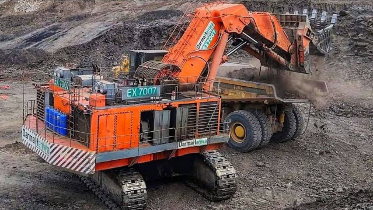 BIGGEST EXCAVATOR SHOVEL HITACHI EX5500 | RAKSASA BEKO