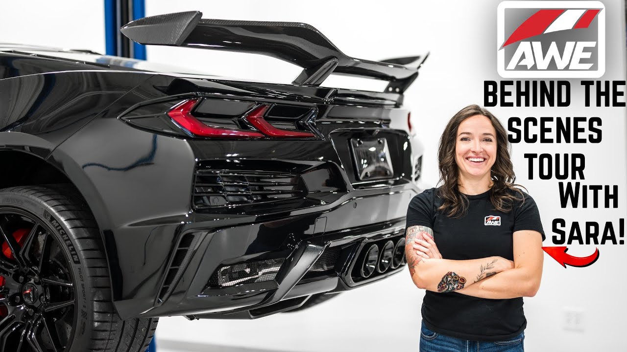 *Exclusive Access* Sara takes us on a TOUR of the AWE exhaust factory!