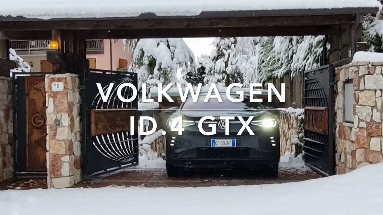 VOLKSWAGE ID.4 GTX: WINTER ALPS ELECTRIC SKI TEST