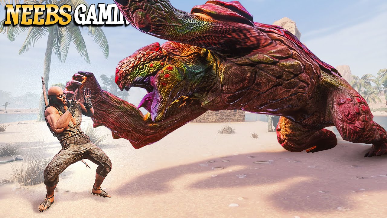 GORILLA TURTLES Won't Stop ATTACKING Me! - Conan Exiles
