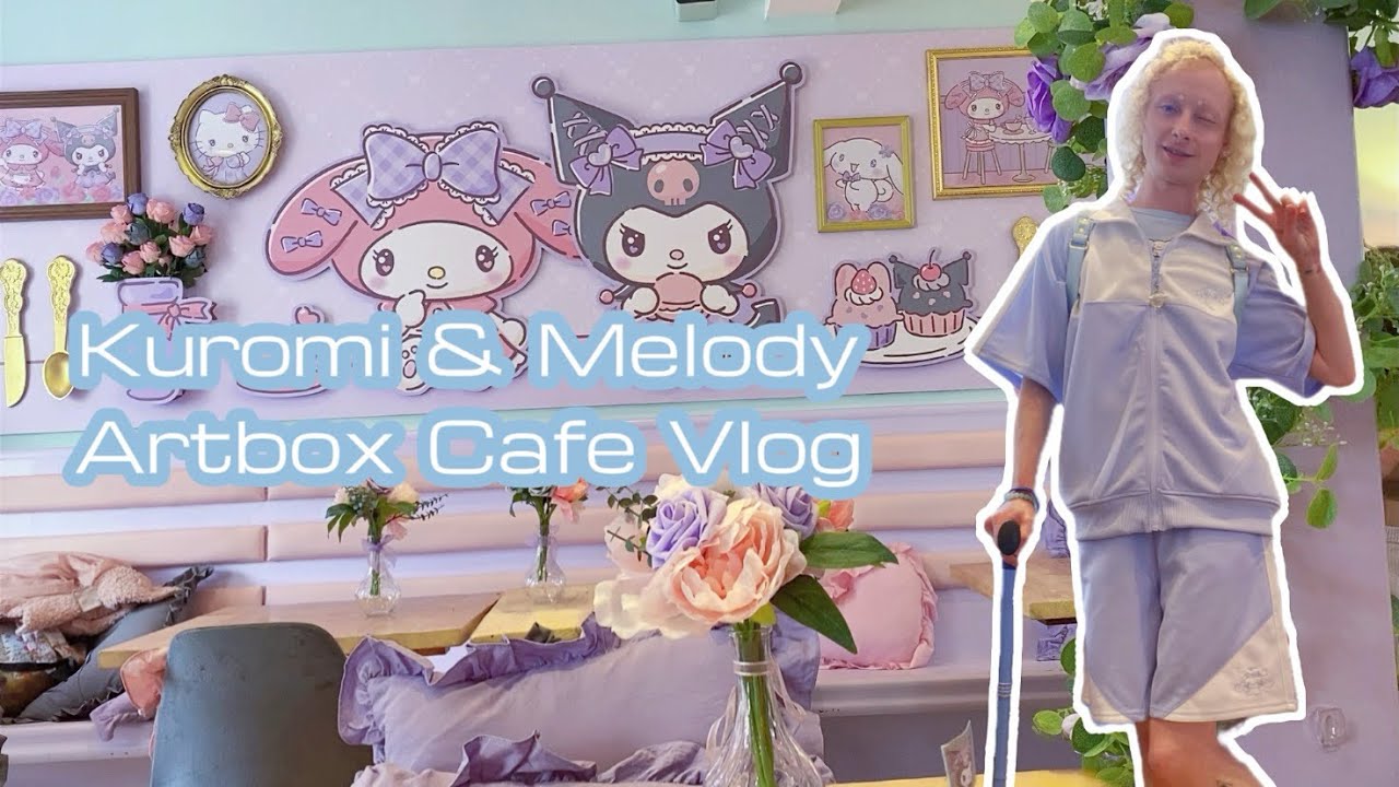 Kuromi & Melody Artbox Café [Vlog] | Soft Boy Lifestyle