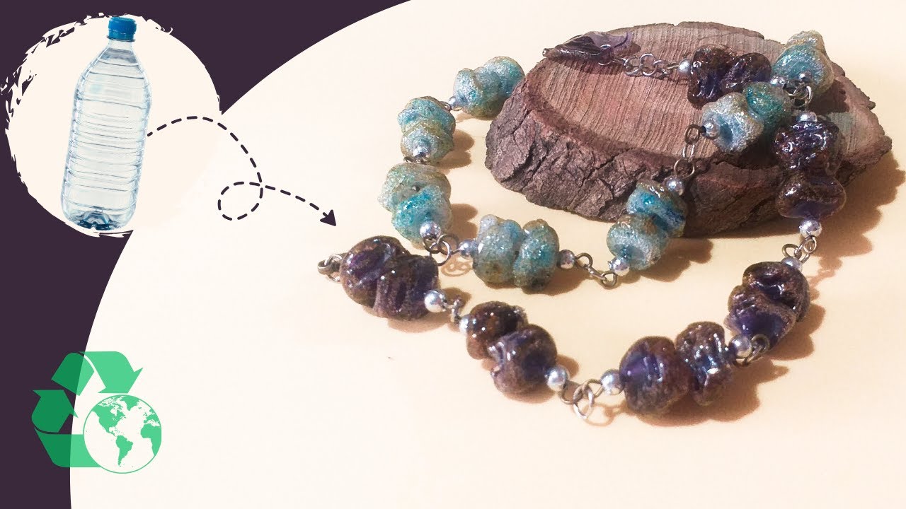 ❤️​ Reciclaje creativo: pulseras de cuentas hechas a mano con plástico reciclado ♻️​