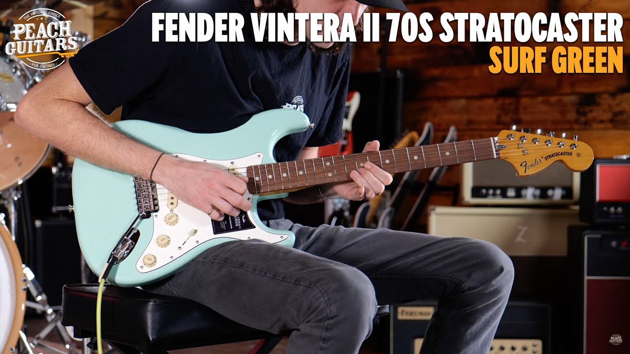Fender Vintera II 70s Stratocaster | Rosewood - Surf Green