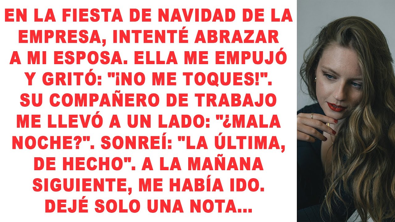 Mi Esposa Dijo en la Fiesta: «¡No Me Toques!» Cuando Intenté Abrazarla