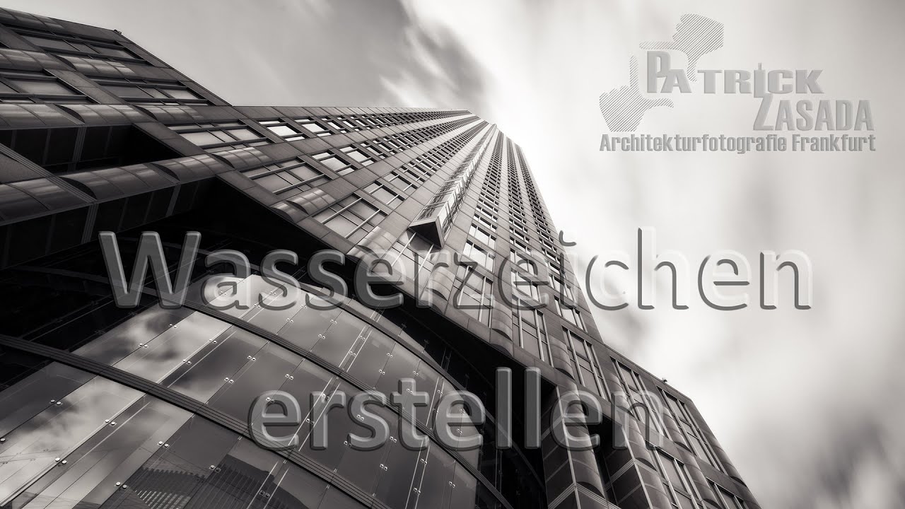 Wasserzeichen erstellen und Logo dezent einfügen - Photoshop Tutorial