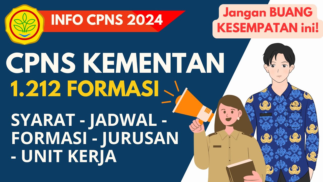 [RESMI!!] CPNS KEMENTERIAN PERTANIAN 2024 #cpns2024