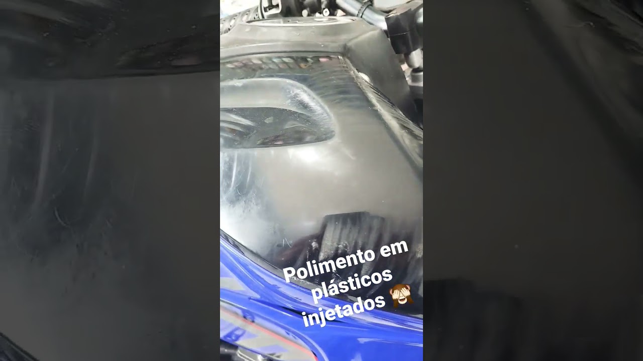Pl&aacute;stico injetado n&atilde;o se faz polimento #250 #pintura #yamaha  #pinturasespeciais #motos #xtz #lander