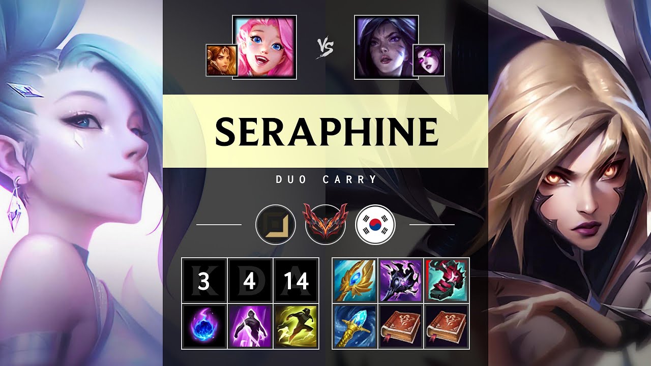 Seraphine Carry vs Kai'Sa - KR Grandmaster Patch 25.17