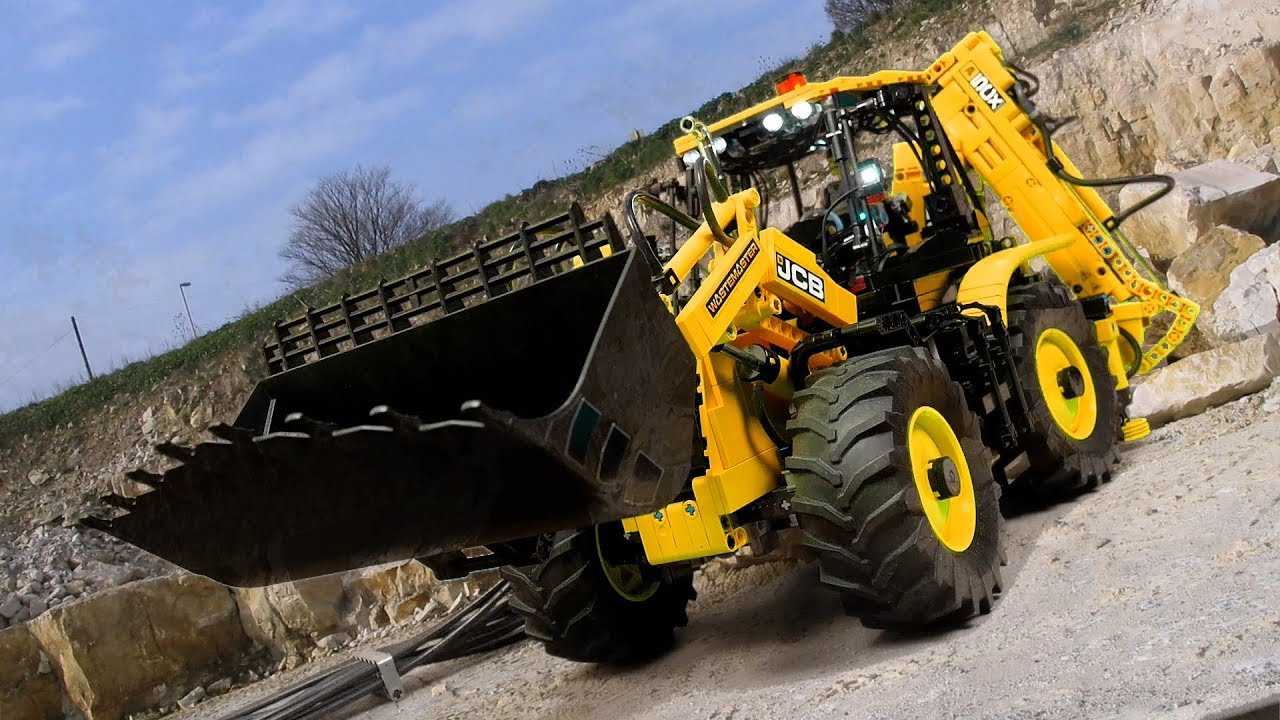 Lego Technic RC JCB 5CX Wastemaster Backhoe Loader