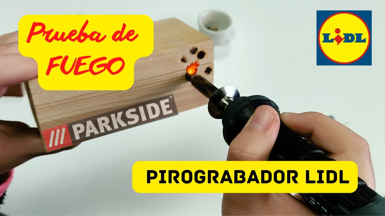 📦UNBOXING 🔥PIRÓGRAFO Lidl [Febrero 2022] Prueba de fuego