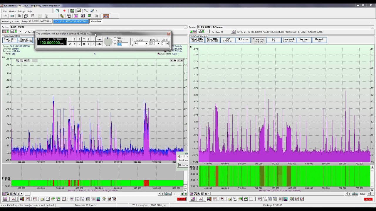 Kassandra-MD + RadioInspectorRT + DTest (Digital Test)