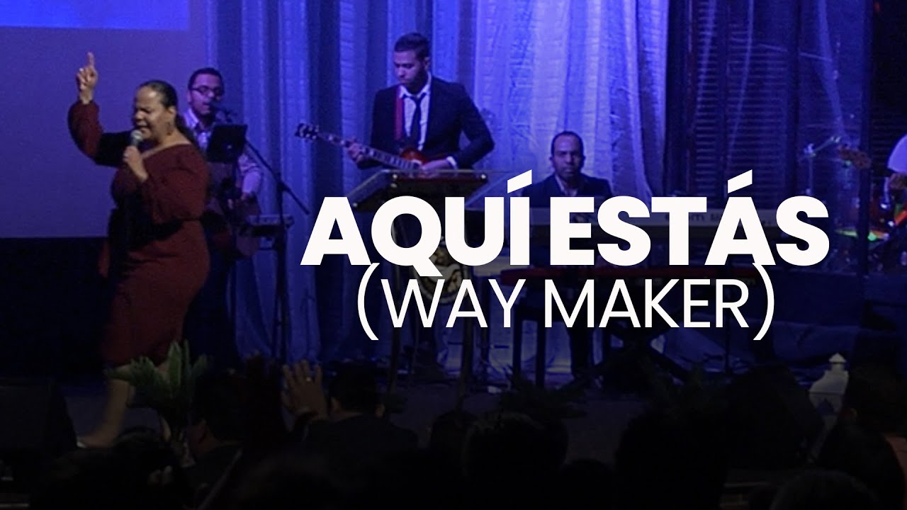 Aquí Estás (Way Maker) - Sinach (COVER) | Pastora Virginia Brito Ft. Ministerio de Alabanza Judá