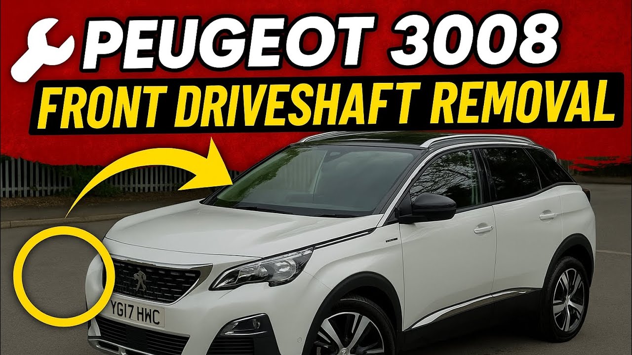 2017 Peugeot 3008 Driveshaft Removal in 6 minutes!