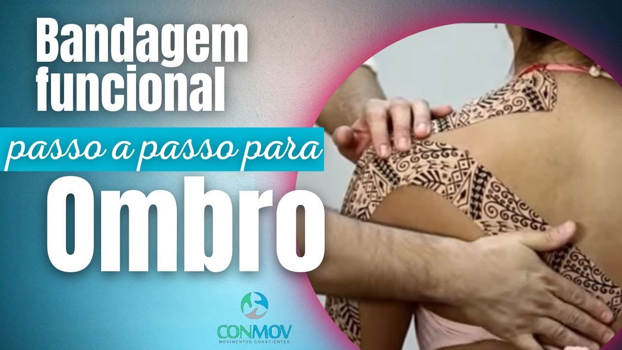 Bandagem Funcional Elástica - Dynamic Tape para Ombro - Supra-Espinhoso - #fisioterapiaintegrativa