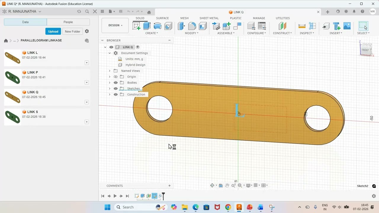 9  PARALLELOGRAM LINKAGE