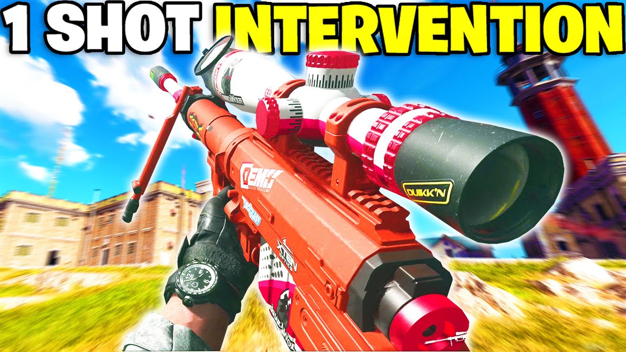 The *1 SHOT* INTERVENTION Sniper is AMAZING in WARZONE! 😍