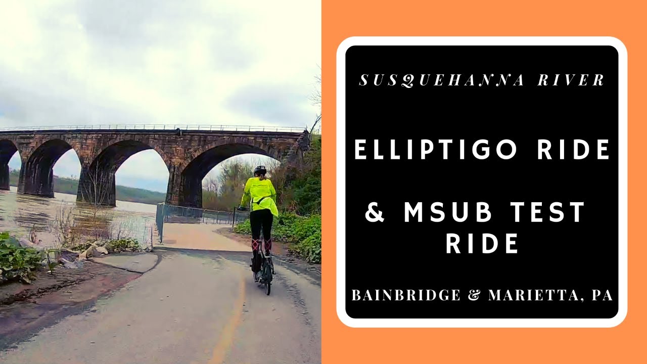 ElliptiGo Ride On The NW River Trail &  MSub Test Ride Ride-Along