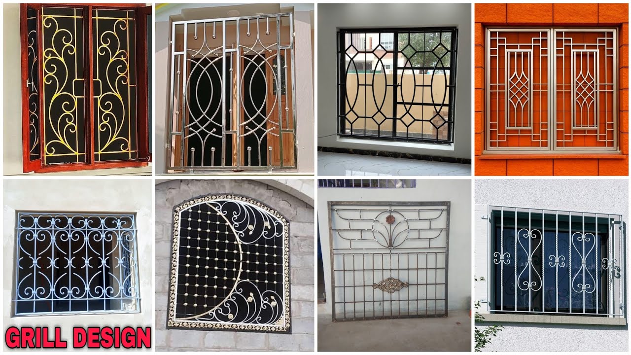 Simple and Modern Window Grill Design | Latest window design
