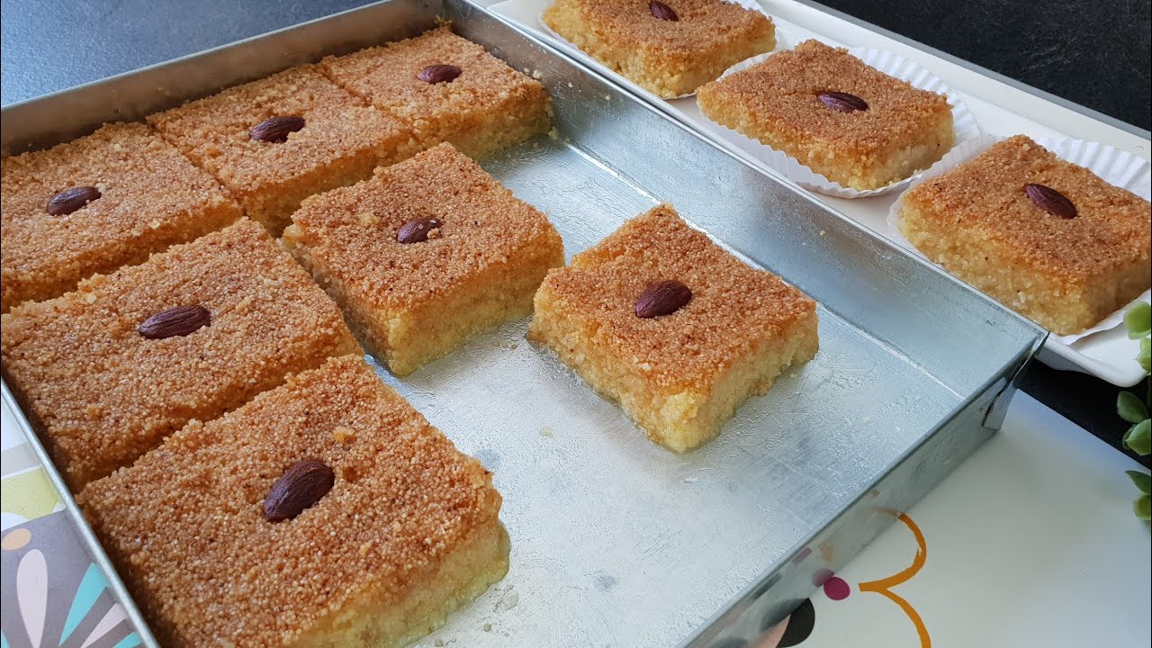 قلب اللوز بابسط طريقة ومن غير لبن  / Recette Qalb el louz facile