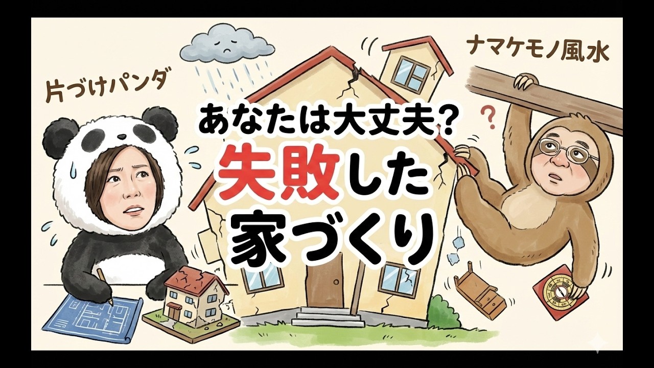 【失敗した家づくり】風水士と片づけのプロが見た残念な間取りたち・・・
