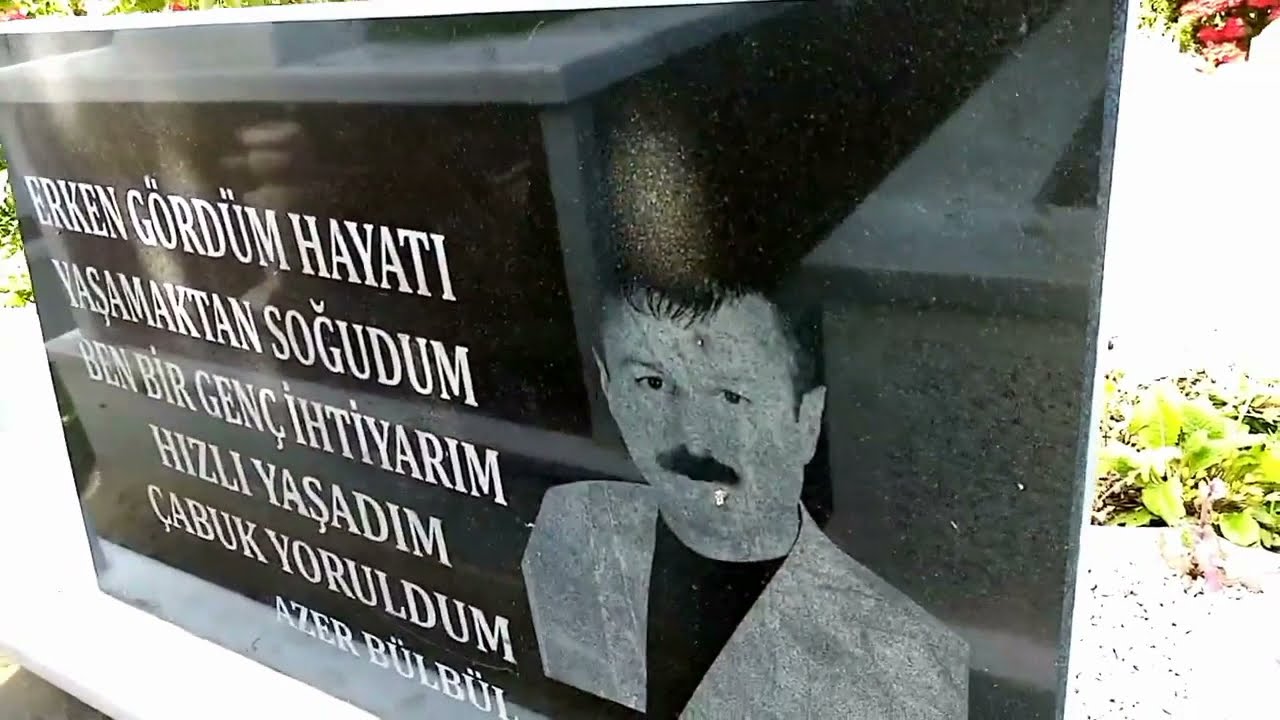 Azer bülbül,ün mezarı ((subutay kesgin)) Gülbahçe mezarlığı