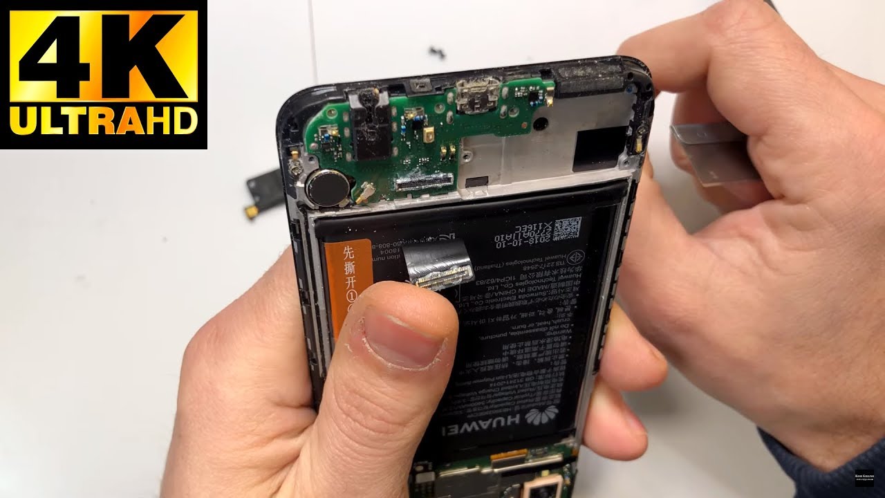 Huawei P Smart 2019 - нет сети, не заряжается, ремонт / no network, does not charge