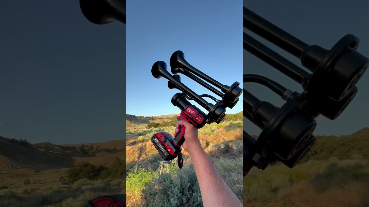 Milwaukee Train Horn by BossHorn is the best off-road companion #horngun #offroad #trainhorn