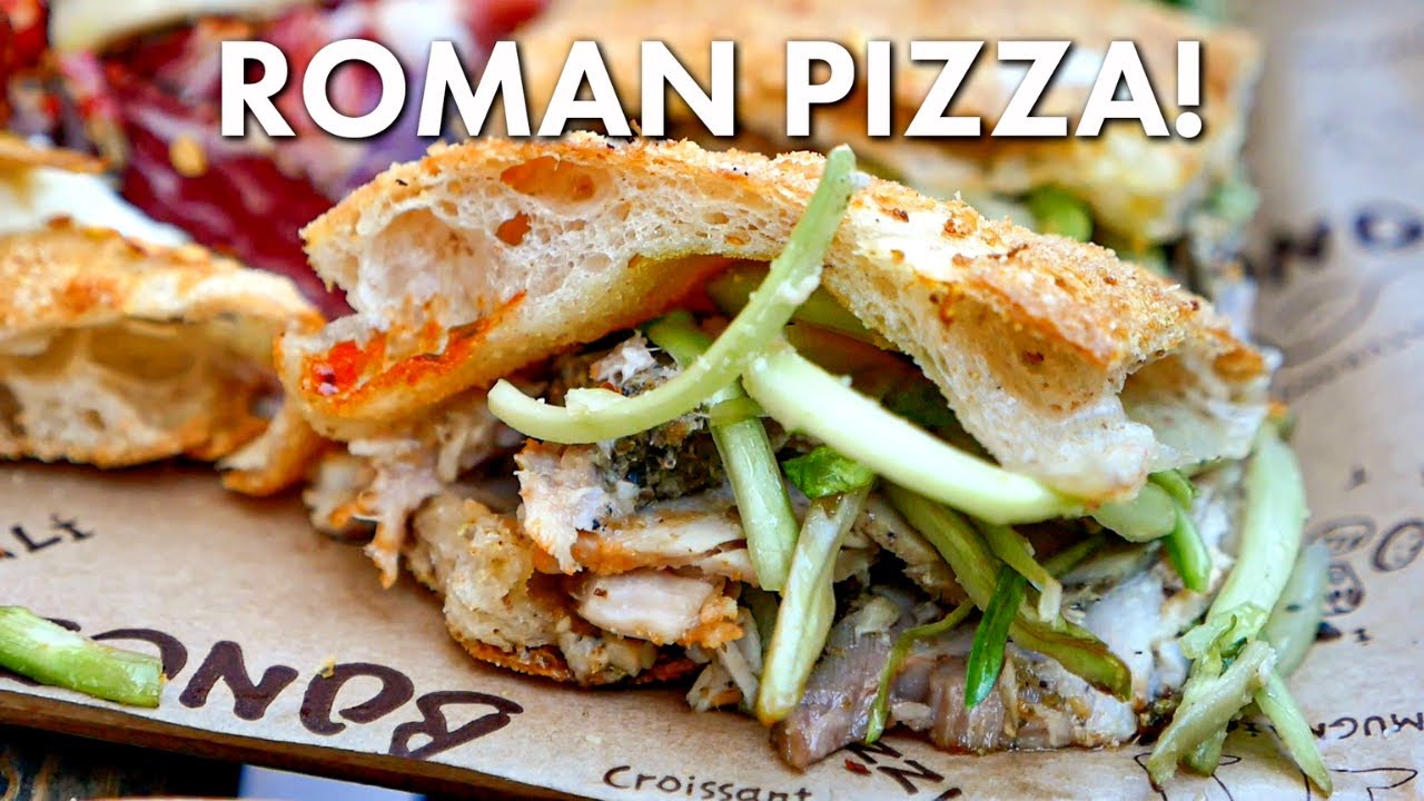 The BEST ROMAN PIZZA |  Vatican City Tour + Jewish Roman Food