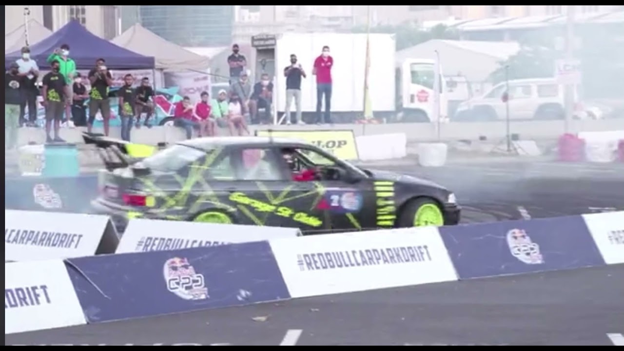 Xavier LACHKAR winning run Redbull Car Park Drift Mauritius 2021