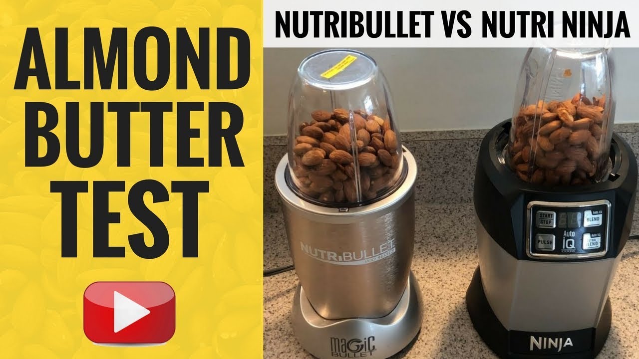 Nutribullet против Nutri Ninja (ТЕСТ С МИНДАЛЬНЫМ МАСЛОМ!)