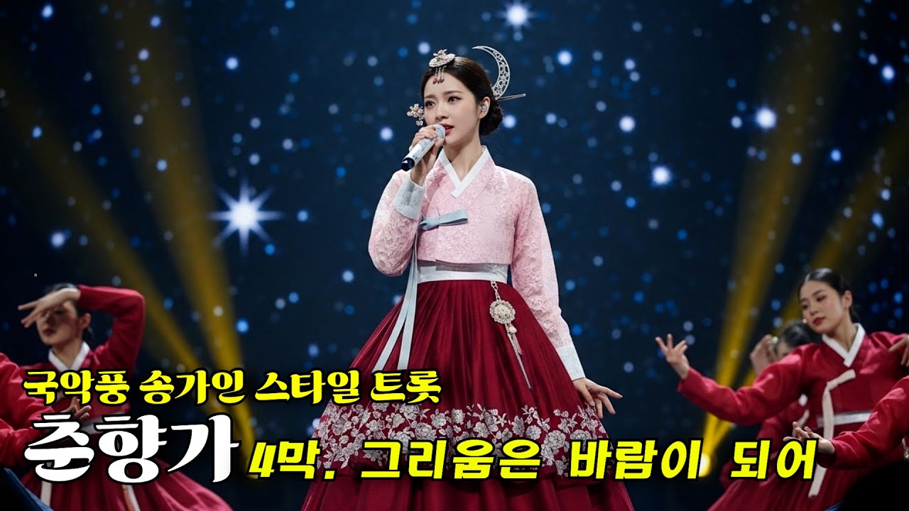춘향가 제4막 : 그리움은 바람이 되어 – 옥중 야상곡 | 춘향가를 현대적으로 재해석한 송가인 스타일 감성 트롯 | 그리움은 바람이 되어 님 곁으로 가네