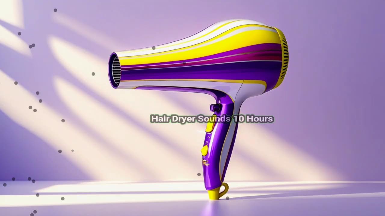 White Noise for Babies – Blow Dryer ASMR - Baby Nap Time Sleep Sound