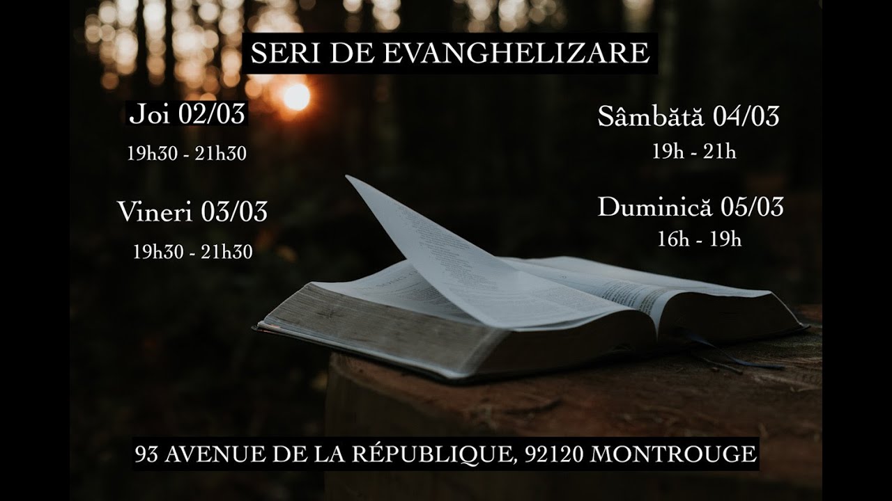 #BFP 02 03 2023 - Seară de Evanghelizare