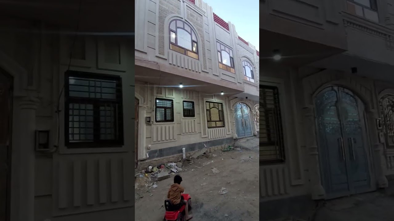 عمارة للبيع في اليمن صنعاء دورين حجر مسلح هردي  جنب الخدمات العامة 