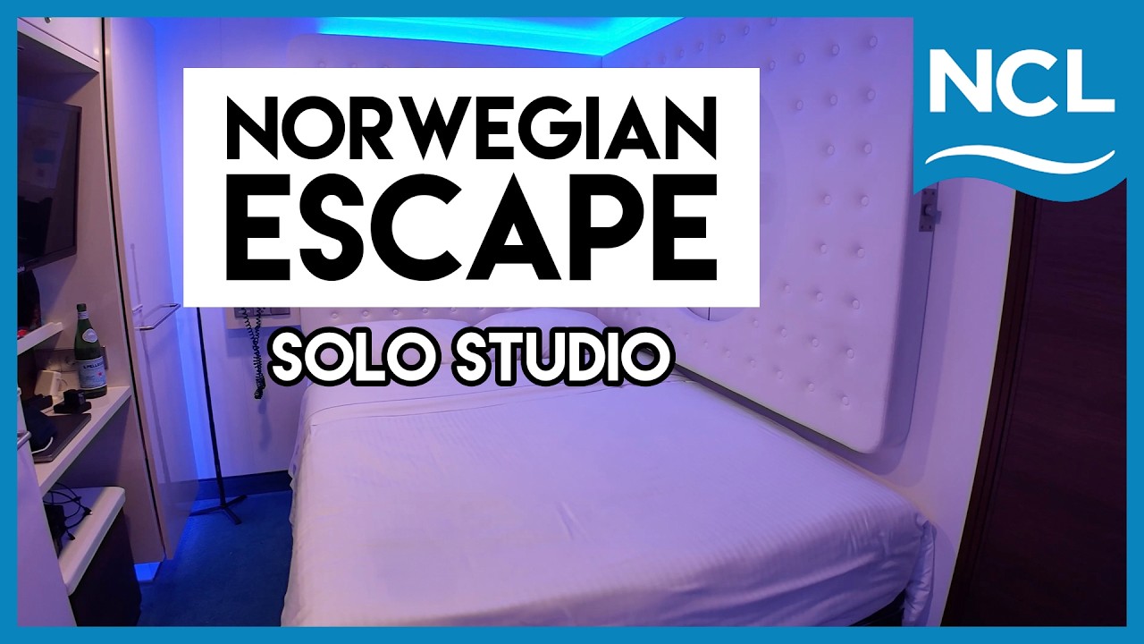 Экскурсия по каюте Norwegian Escape Studio | Обзор и прохождение каюты Solo 12513